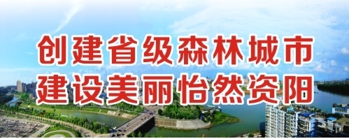 性高潮操逼抽插视频创建省级森林城市 建设美丽怡然资阳